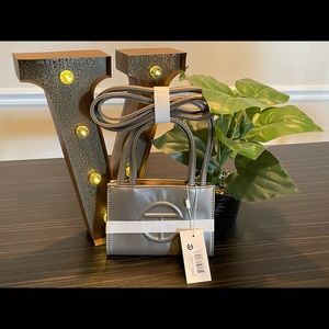 Telfar Mini Bronze Mimi Bag.